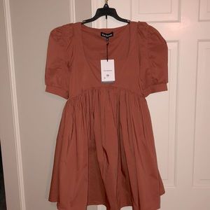 En saison Dress- cotton poplin baby doll dress size medium New